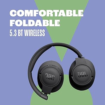 JBL Tune 720BT Wireless Over-Ear Headphones (Black)